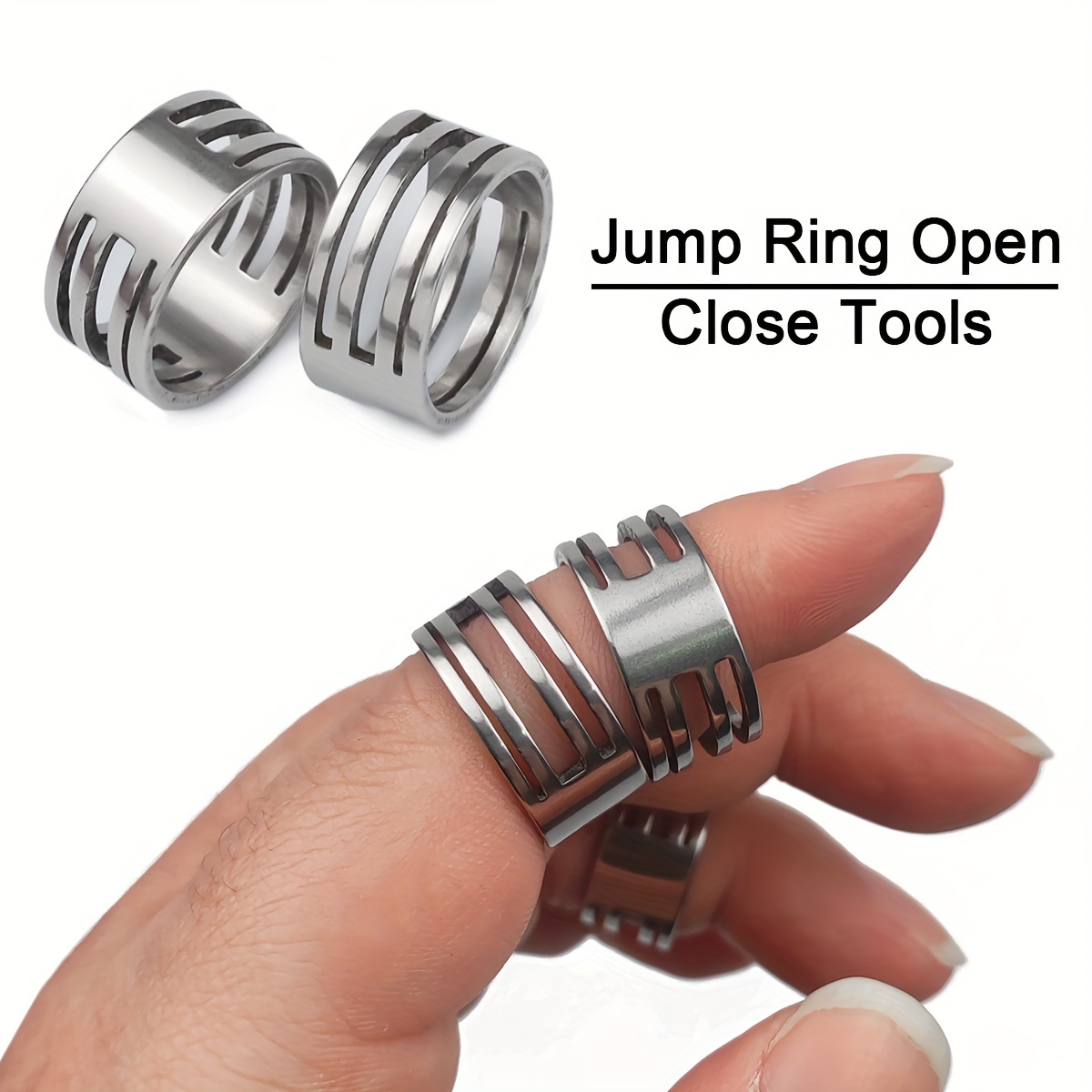 3pcs Stainless Steel Ring Tool Set for Jewelry Making